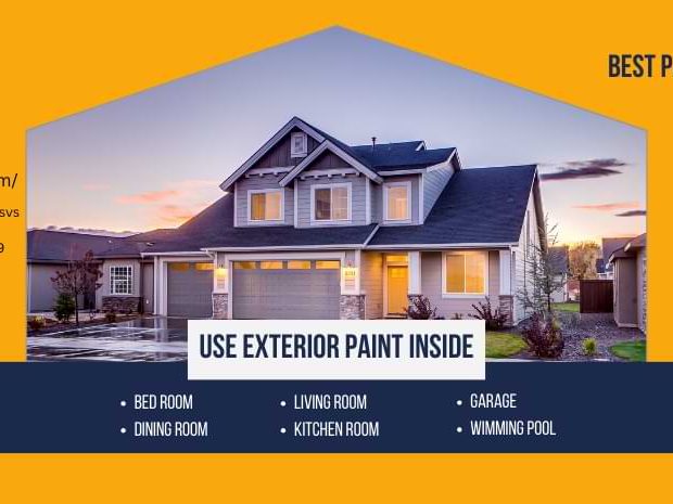use exterior paint